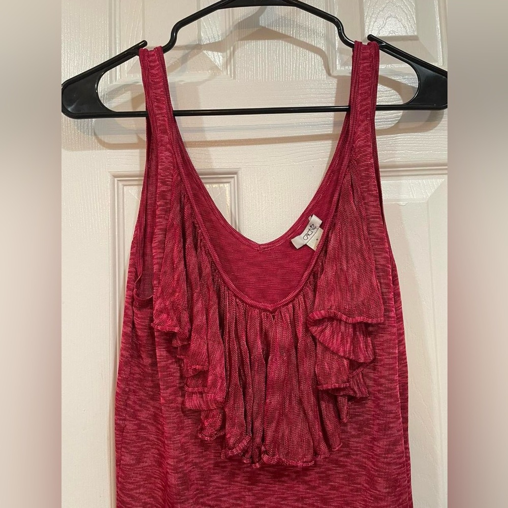 Cache Ruffled Tank Top - Picture 4 of 5